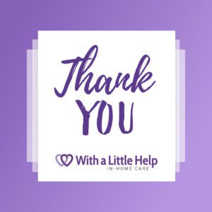 Thank you from With a Little Help