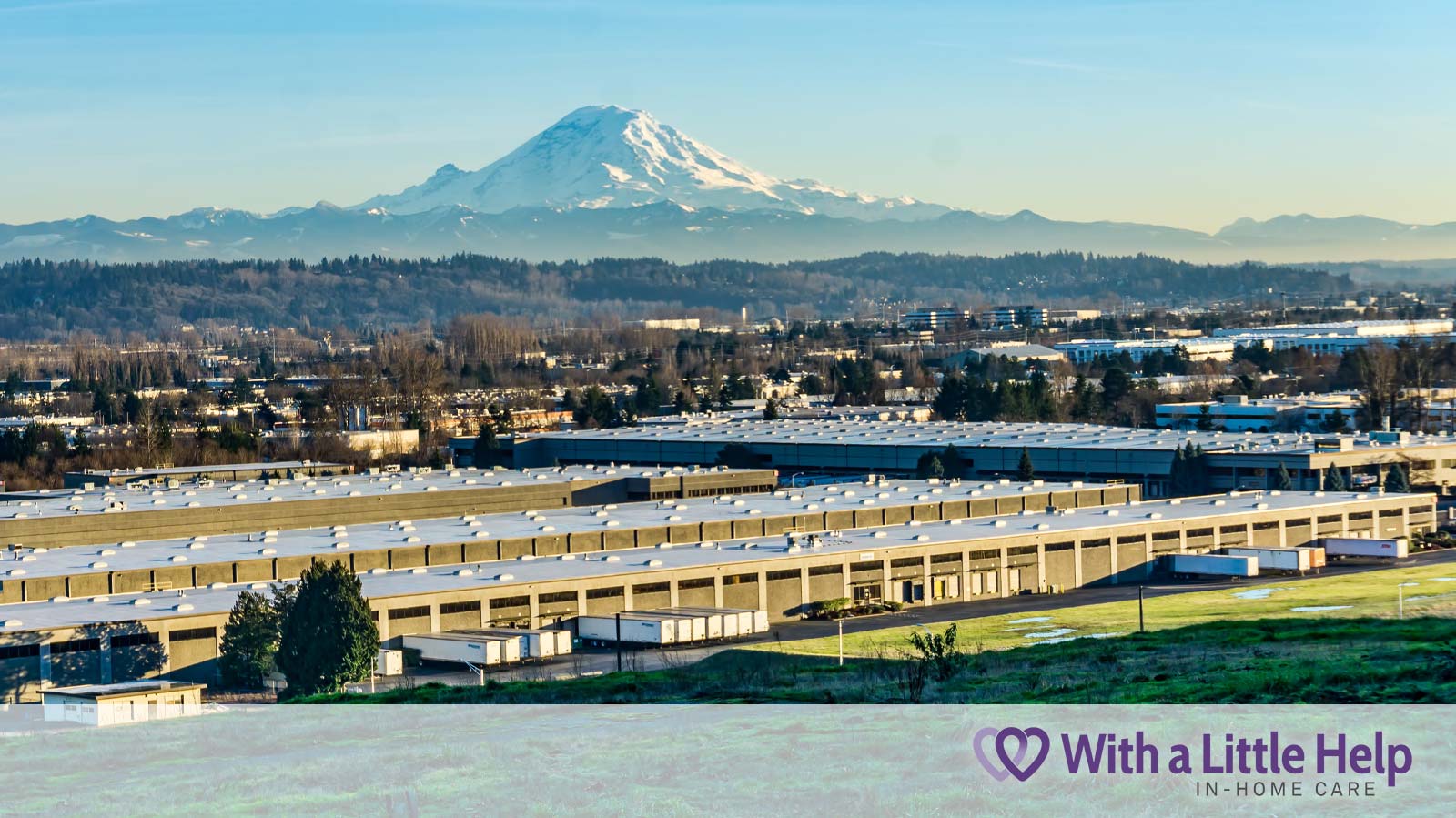 Tukwila, WA and Mt Rainier